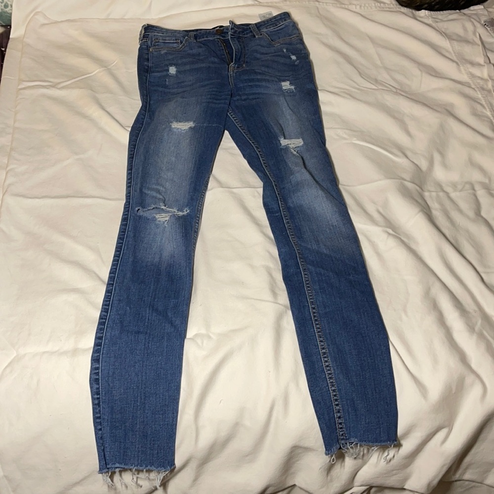 Hollister ultra high rise skinny jeans ( 5L )